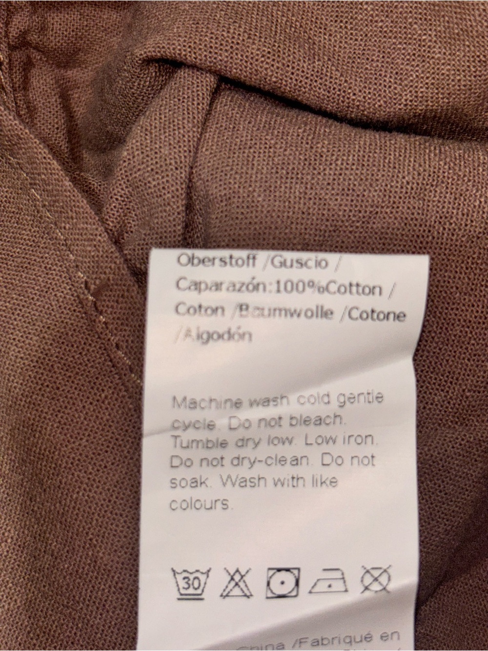 Tankaneo XXL Brown 100% Cotton Babydoll Top Wide Leg Pants 2 Piece Set - Picture 10 of 10